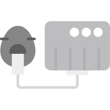 elektrik karıştırıcı simgesi, basit vektör illüstrasyonu