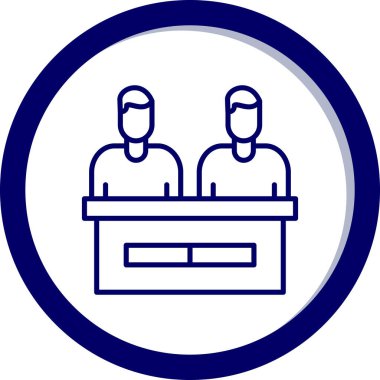 İnsan simgesinin vektör illüstrasyonu