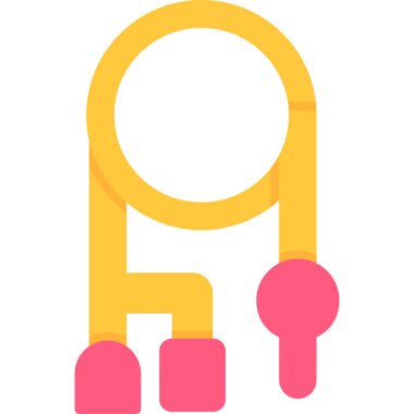 Bisiklet. Web simgesi basit illüstrasyon