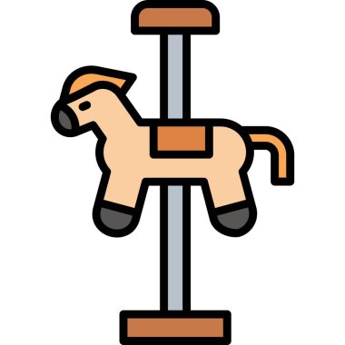 köpek simgesi vektör illüstrasyonu