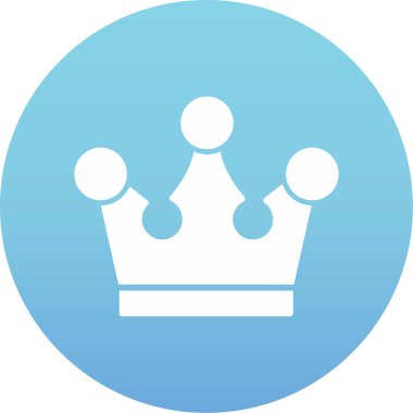 taç simgesi vektör illüstrasyonu