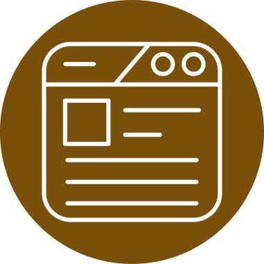 Seo simgesinin vektör illüstrasyonu