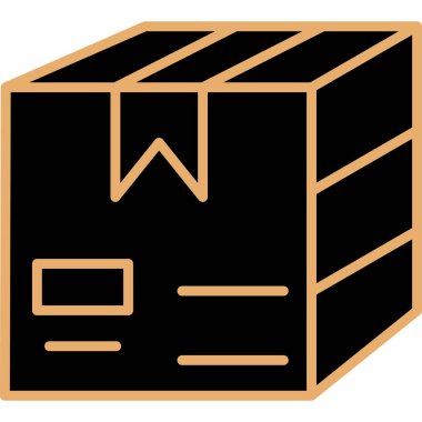 kutu simgesi vektör illüstrasyonu