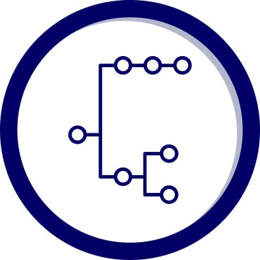 ağ vektörü simgesi modern basit illüstrasyon