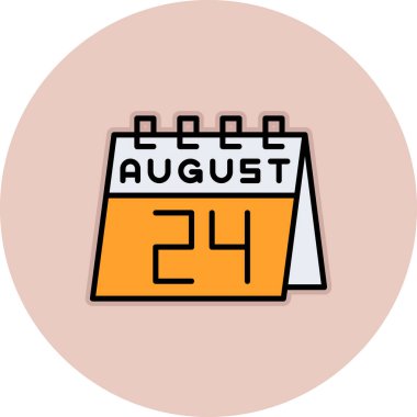 Bir çizgi gölgesi takvimi çizimi, 3 Ağustos