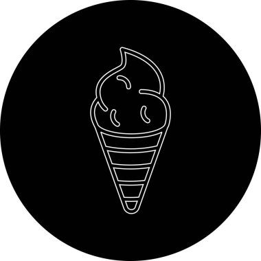 Dondurma ikonu, basit stil