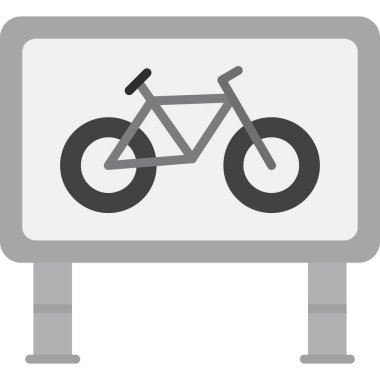 motosiklet simgesi, vektör illüstrasyonu