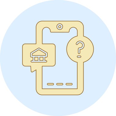 Bir simgenin vektör illüstrasyonu