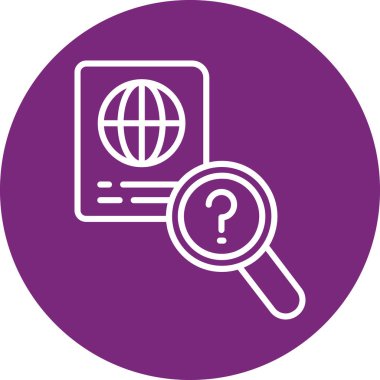 Arama simgesi vektör illüstrasyonu