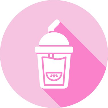 Süt simgesinin vektör illüstrasyonu