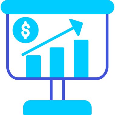 iş büyüme vektör simgesi