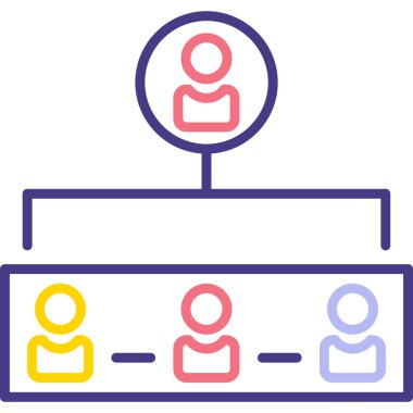 şebeke. Web simgesi basit illüstrasyon