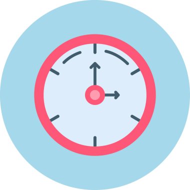 zaman web simgesi, vektör illüstrasyonu