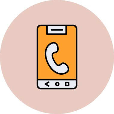 Vektör Çağrısı Simgesi illüstrasyonu