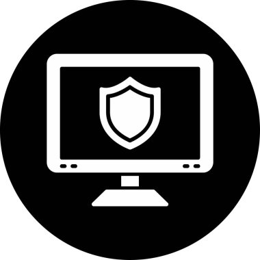 bilgisayar izleyici vektör simgesi