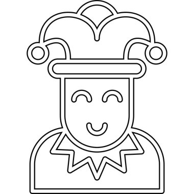 çizgi ve kawaii mutlu Meksika partisi kraliyet tasarım vektör çizimi