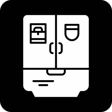 Akıllı saat. Web simgesi basit illüstrasyon