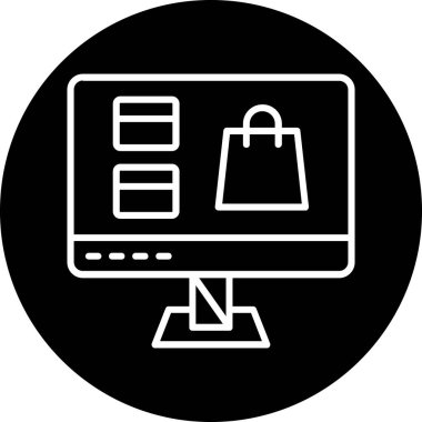 vektör dizüstü simgesi illüstrasyonu