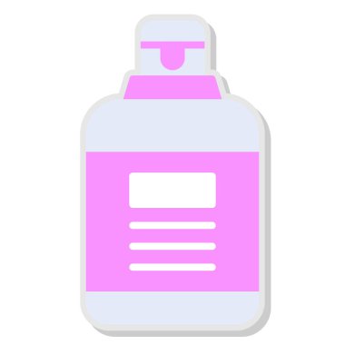 Şişe. Web simgesi basit tasarım