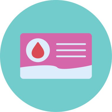 Kan bağışı ikonu vektör illüstrasyonu