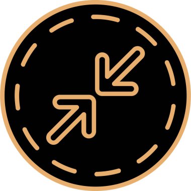 Modern bir simgenin vektör illüstrasyonu