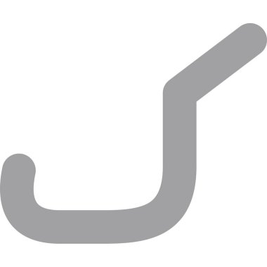 Modern b 'nin vektör illüstrasyonu eksik simgesi