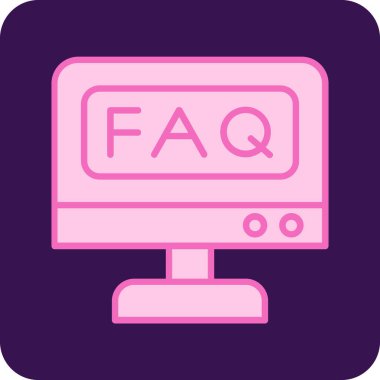 Modern bir simgenin vektör illüstrasyonu