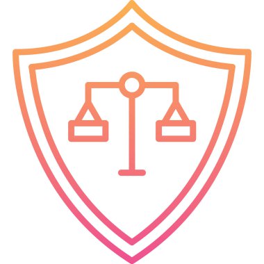 Mahkeme simge vektör çizim