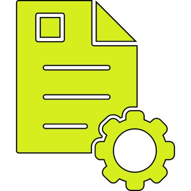 Dosya. Web simgesi basit illüstrasyon