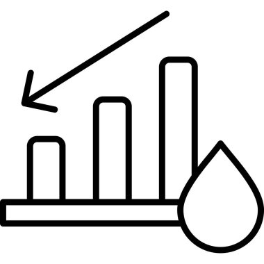 grafik ikonu vektör illüstrasyonu