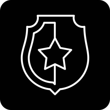 yıldız simgesi vektör illüstrasyonu