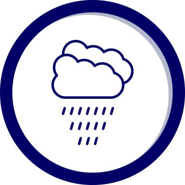 Bulut. Web simgesi basit tasarım