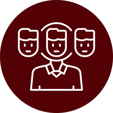 Yuvarlak şekilli bir grup insan