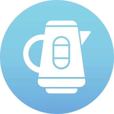 Kettle simge vektör illüstrasyonu