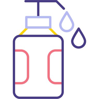 su damlası ağ simgesi basit illüstrasyon