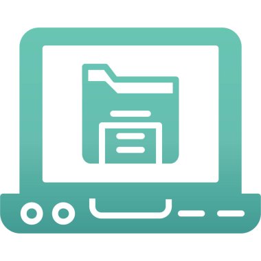 Dosya. Web simgesi basit illüstrasyon