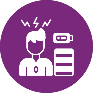 Bir insan simgesinin vektör illüstrasyonu