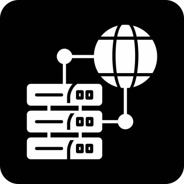 global network vector icon design