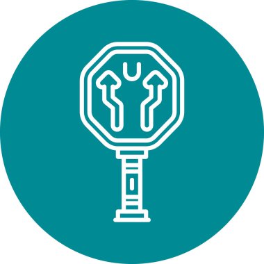 Modern bir simgenin vektör illüstrasyonu