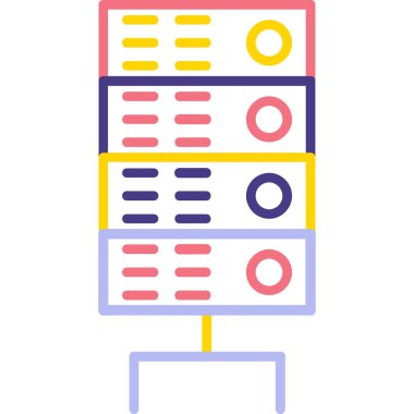 Modern basit simgenin vektör illüstrasyonu