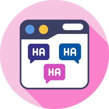 metin mutlu emoji ile konuşma balonu