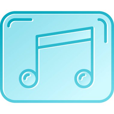 vektör müzik Not simgesi