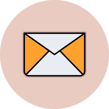 zarf posta vektör illüstrasyonu