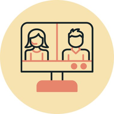 seo modern simgesinin vektör illüstrasyonu