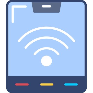 Akıllı telefon. Web simgesi basit illüstrasyon