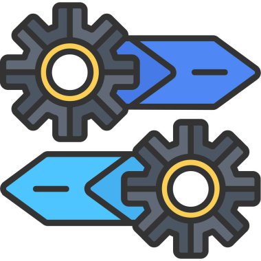 ok simgesi vektör illüstrasyonu