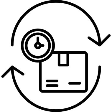 Veri yönetimi vektör simgesi