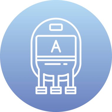 Modern b 'nin vektör illüstrasyonu eksik simgesi