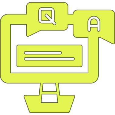 Sohbet ileti simgesi, vektör illüstrasyonu