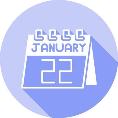 Takvim simgesi tasarımı, vektör illüstrasyonu